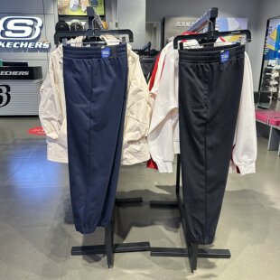 Skechers斯凯奇秋冬男女款舒适柔软百搭保暖休闲针织长裤L126U017