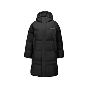 Skechers斯凯奇秋冬男女同款 羽绒外套L425U014 防风防泼水宽松长款