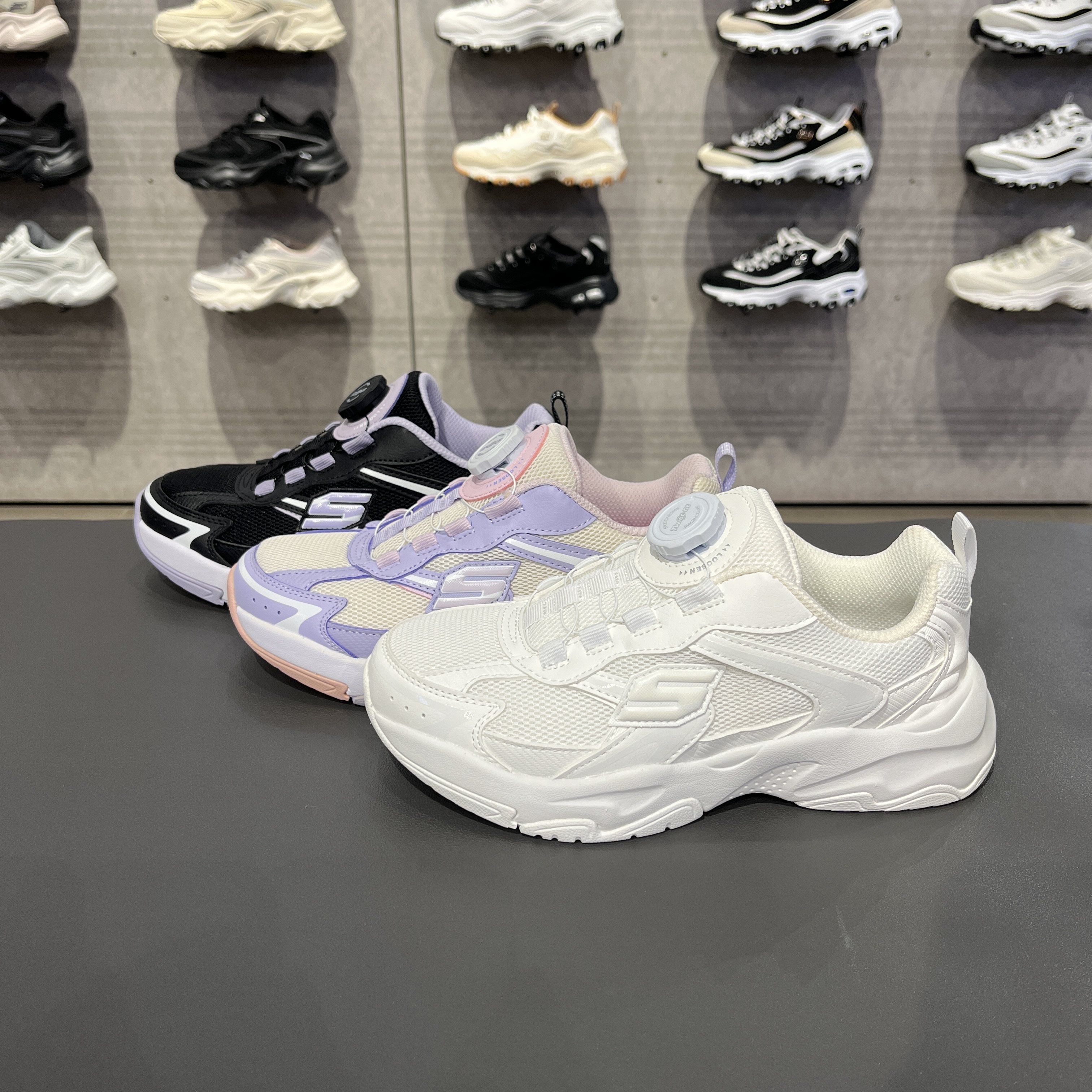 Skechers斯凯奇越界机能鞋儿童旋钮扣体训鞋405292L运动鞋303946L