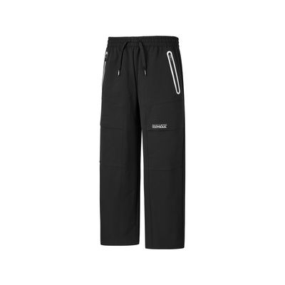 Skechers斯凯奇儿童秋冬户外防泼水百搭舒适梭织直筒长裤P325K010