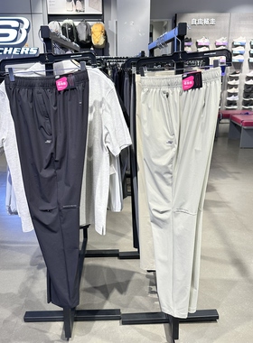 Skechers斯凯奇女士夏季舒适透气束脚裤梭织休闲运动长裤P226W099
