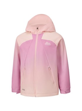 Skechers斯凯奇女童秋冬保暖舒适百搭潮流梭织连帽外套P126G022