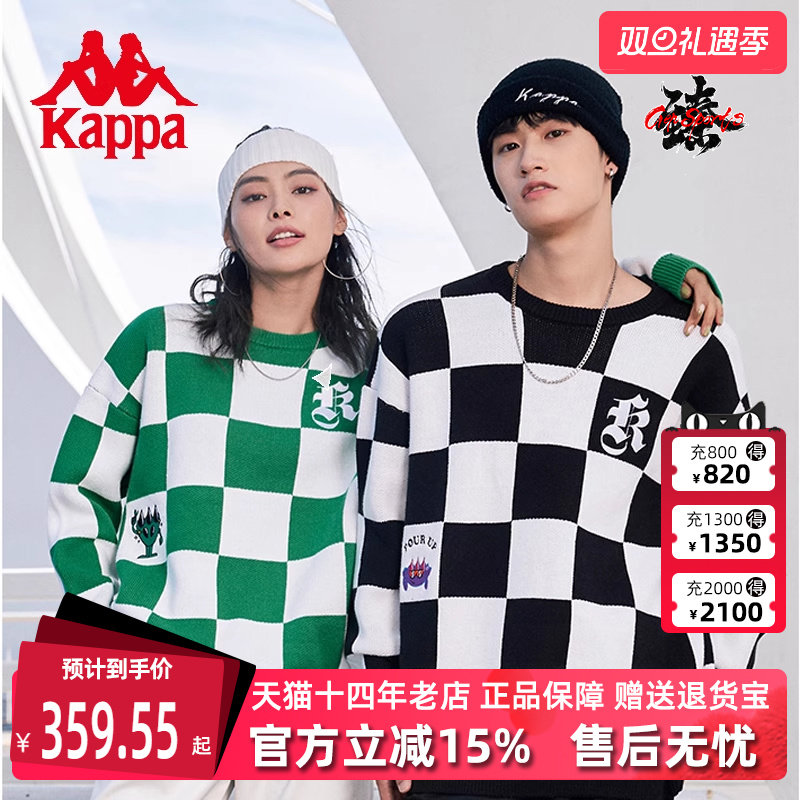 卡帕男女运动休闲圆领套头卫衣