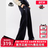 针织长裤 Kappa卡帕女裤 运动休闲舒适百搭时尚 新款 K0E22AK08 春季