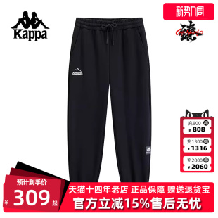 复古保暖运动休闲束脚裤 新款 K0E72AK84 冬季 Kappa卡帕男裤