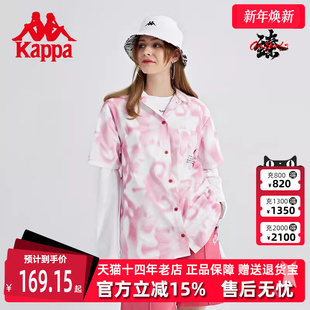 休闲T恤半袖 kappa卡帕女短袖 运动透气衬衫 新款 K0C42SD01D 2024夏季