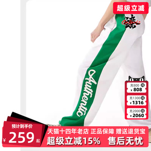 Kappa卡帕女裤 新款 运动拼接透气休闲轻薄直筒裤 K0D42AK82 春季