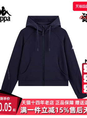Kappa卡帕女装2026春季新款运动时尚休闲连帽卫衣套头衫K0G22MK42