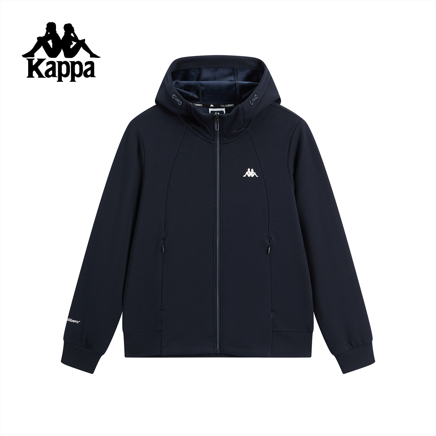 Kappa卡帕女装2025冬季新款复古百搭纯棉针织连帽外套K0F82MK46,运动服/休闲服装,运动茄克/外套,淘宝优惠券,粉丝福利购,淘宝优惠卷