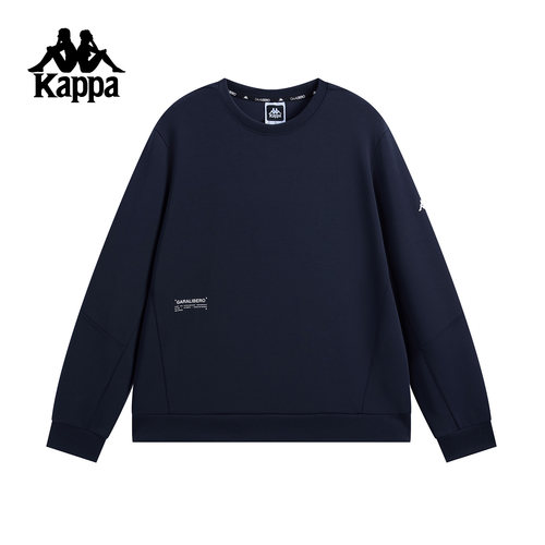 Kappa卡帕男装2026春季新款简约复古时尚百搭针织套头衫K0G12WT40