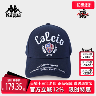 Kappa卡帕男帽女帽2025春季 运动休闲复古刺绣棒球帽K0FW8MB06 新款