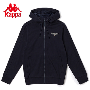 Kappa卡帕男款春季新款字母印花运动休闲长袖外套K0D72MK20