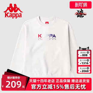 Kappa卡帕女子圆领卫衣新款 K0C22WT03 运动休闲套头衫