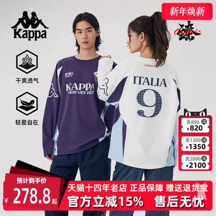 运动休闲简约长袖 Kappa卡帕男装 新款 2025夏季 T恤KPCJBTC96 女装