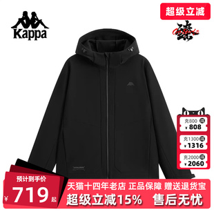 新款 户外防风防泼水连帽防风衣K0G12FJ41 2026春季 Kappa卡帕男装