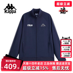 新款 复古百搭休闲运动针织外套K0F52WK01 秋季 Kappa卡帕男装