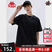 运动休闲简约舒适短袖 新款 T恤K0D32TD11 2024夏季 KAPPA卡帕男装