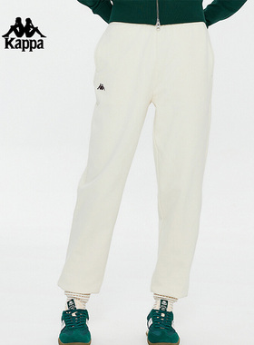 Kappa卡帕女裤春季新款运动休闲简约舒适百搭长裤K0E22AK10