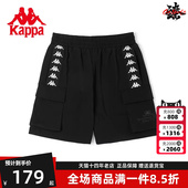 休闲裤 Kappa卡帕串标短裤 女松紧腰运动裤 新款 K0C42DY65 春季