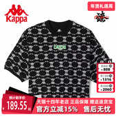 Kappa卡帕女短袖 圆领上衣K0C42TD17D 运动休闲半袖 T恤2024春季 新款