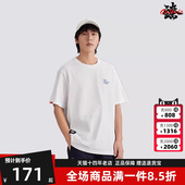 纯棉复古运动休闲跑步T恤K0E52TD66 新款 Kappa卡帕男装 秋季