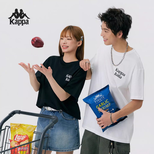 Kappa卡帕男女同款2026夏季新款休闲时尚透气短袖T恤K0GX2TD53D