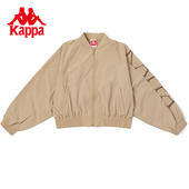 蝙蝠衫 新款 休闲夹克外套K0C62JJ06 棒球服秋季 Kappa卡帕女款