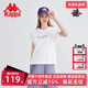 Kappa卡帕女圆领短袖 上衣K0C42TD09 运动休闲半袖 2024夏季 新款