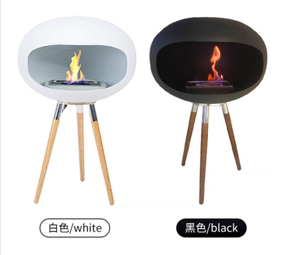 火焰酒精壁炉真火别墅民宿装饰家用客厅加热取暖器现代设计师摆件