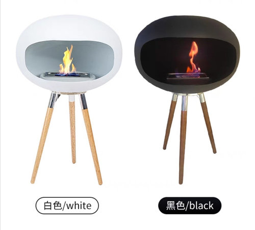 火焰酒精壁炉真火别墅民宿装饰家用客厅加热取暖器现代设计师摆件