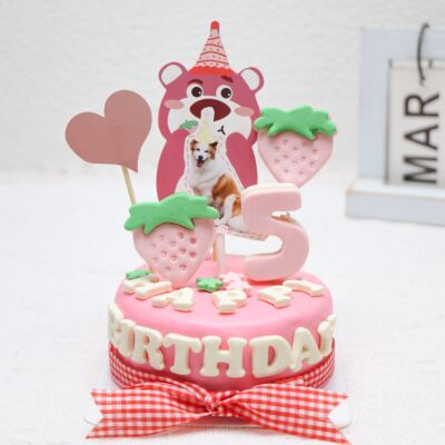 宠物猫咪狗狗生日蛋糕纯手工无盐无添加鸡鸭牛肉泰迪比熊布偶蓝猫