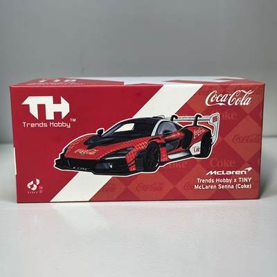 Trends Hobby  TINY微影 迈凯伦塞纳 可口可乐联名 1/64 合金车模