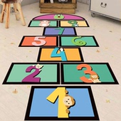 防滑 活动地贴跳格子课间幼儿园小学校园户外初中地面游戏 跳房子