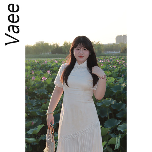 51409旗袍新中式连衣裙