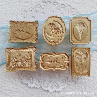 火漆印章源头异形磨砂多种款式信封封口锌合金火漆章头