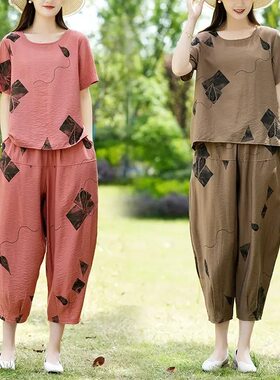 2025夏季新款时尚气质套装宽松