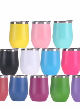304不锈钢鸡蛋杯12oz蛋壳杯U型