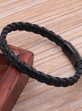 欧美外贸简约创意钛钢男士不锈钢