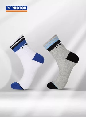 正品威克多victor胜利男女款网羽毛球袜加厚毛巾底吸汗运动SK1015