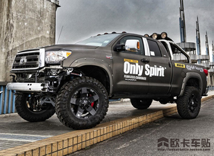 适用坦途拉花 猛禽F-150车贴 域虎汽车贴纸 五十铃-D-MAX皮卡改装