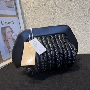 好好看超值出口外贸欧美纯原单女包编织麻花逛街手拿包优雅宴会包