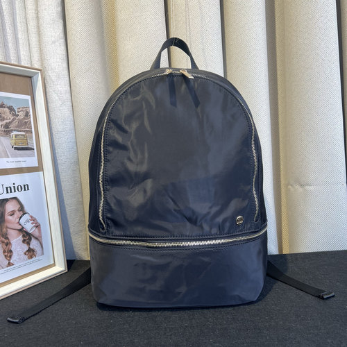 Lulu款休闲日常健身背包欧美外贸原单女包简约轻便防水出行双肩包