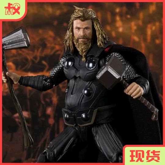 万代shf肥宅雷神手办人偶模型