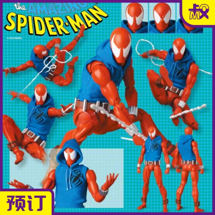 莫叔叔的玩物 现货MedicomToy Mafex 186 猩红蜘蛛侠 