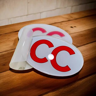 香港领事车反光CC标牌