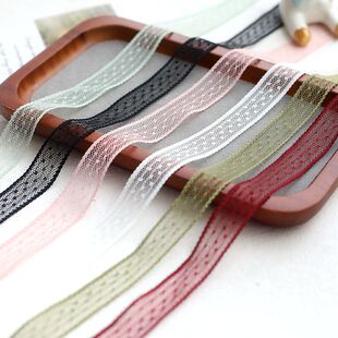 新款热卖高品质顺滑镂空涤纶DIY项链工艺衬衫花边蕾丝网纱复古