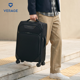 VERAGE/维丽杰商务旅行行李箱拉杆箱登机箱20寸牛津帆布空姐机长