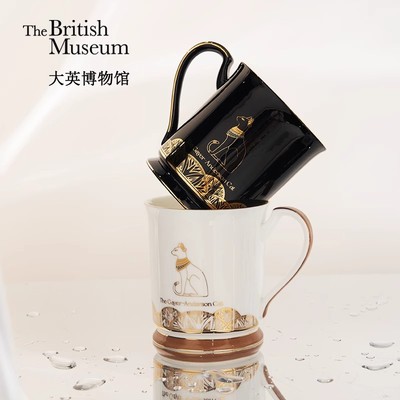 大英博物馆安德森猫骨瓷杯马克杯