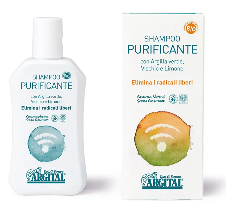 意大利 雅琪朵argital 绿泥柠檬净化洗发精250ml/500ml洗发水