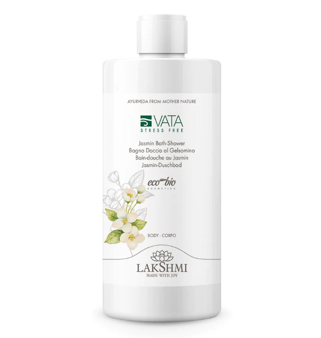 现货意大利 lakshmi 有机茉莉沐浴露 500ml 干性